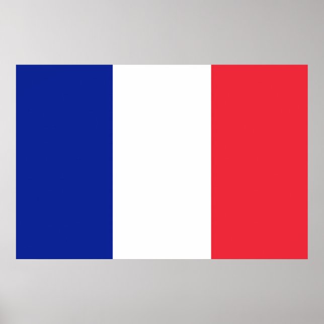 Plakat Drapeau France Tricolore grand (Vorne)