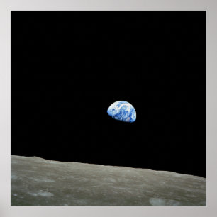 Plakat/Druck: Earthrise - die NASA-Raum-Bild Poster