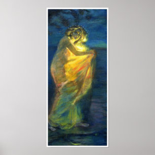 Plakat/Druck: Frau gekleidet mit dem Sun Poster
