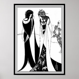 Plakat-Druck: Illustration durch Aubrey Beardsley Poster
