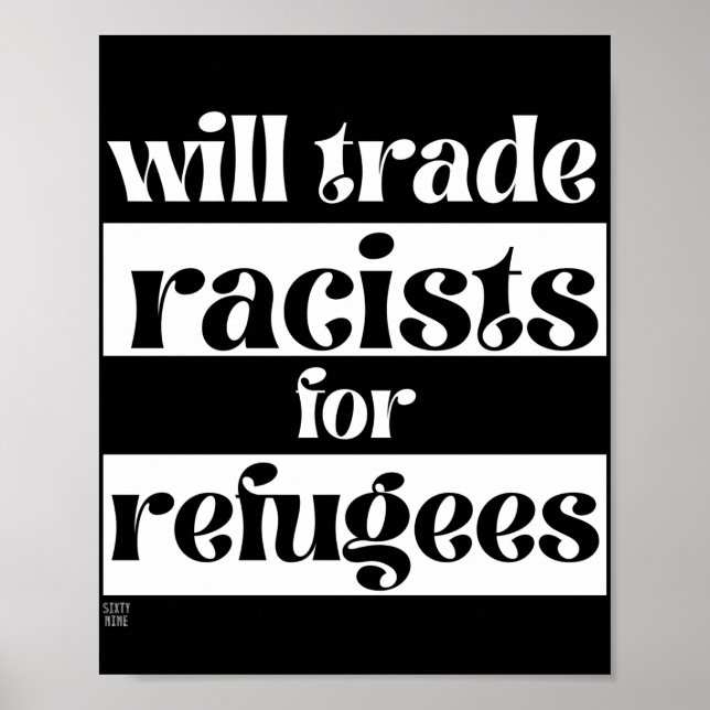 Plakat "END RACISM 2" (Vorne)