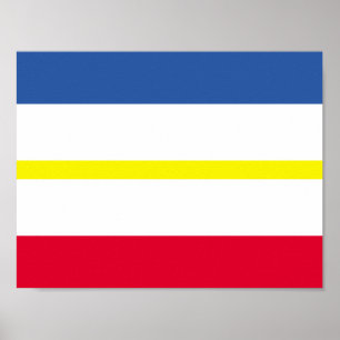 Plakat Flagge Mecklenburg-Vorpommern