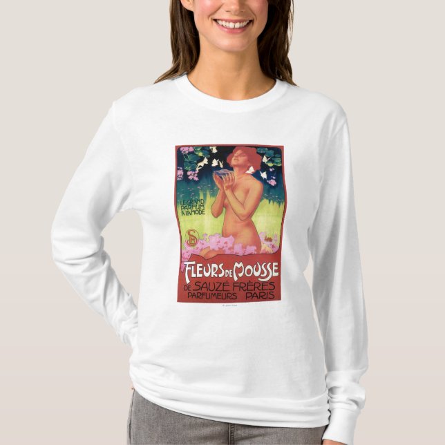 Plakat Fleurs de Mousse Perfume T-Shirt (Vorderseite)