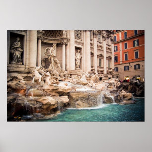 Plakat Fontanas di Trevi Rom