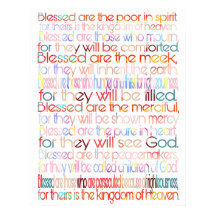 Plakat für Beatitudes