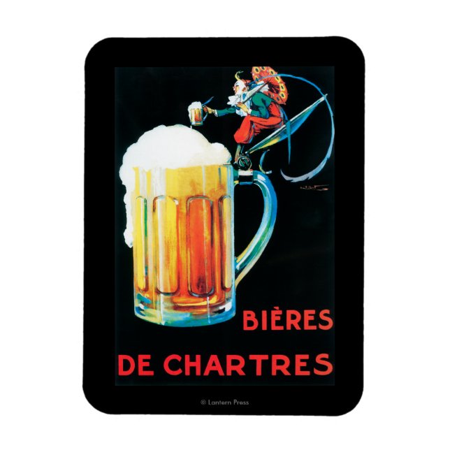 Plakat für Bier von Chartres Magnet (Vertikal)