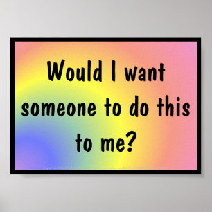 Plakat für Charakter-Entwicklung