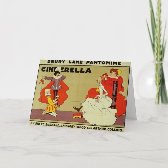 Plakat für 'Cinderella Karte (Vorderseite)