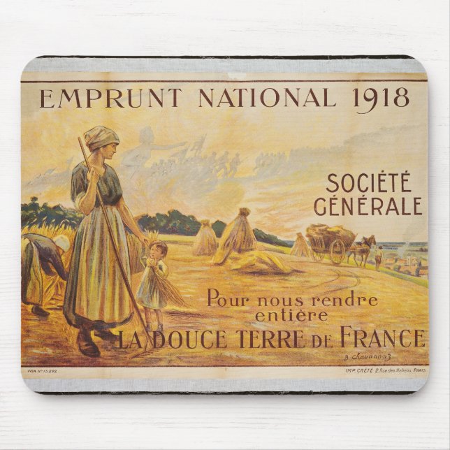 Plakat für das Darlehen für Nationalverteidigung Mousepad (Vorne)