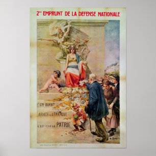 Plakat für das zweite Darlehen für