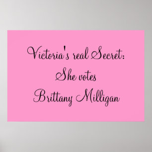 Plakat für die Kampagne