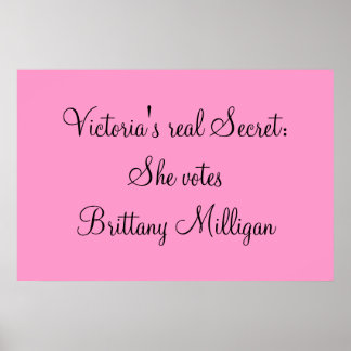 Plakat für die Kampagne