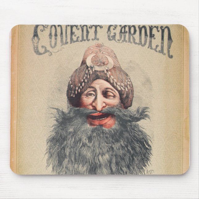 Plakat für eine Weihnachtspantomime Mousepad (Vorne)