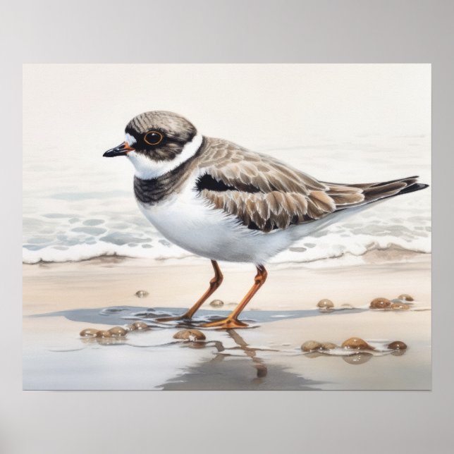Plakat für gedämpfte Bird Art Print (Vorne)