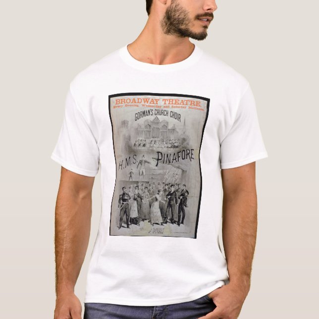 Plakat für "HMS-Kinderschürze", durchgeführt durch T-Shirt (Vorderseite)