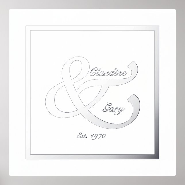 Plakat für mehrere Namen und Datumsangaben Foliendrucke (Vorderseite)