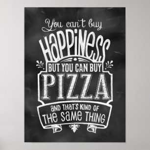 Plakat für Pizza-Liebhaber