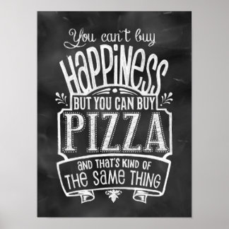 Plakat für Pizza-Liebhaber