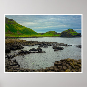 Plakat Giant’s Causeway Irische Küstenkunst