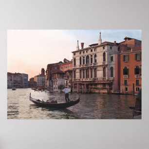 Plakat/Gondel Venedigs Italien Poster