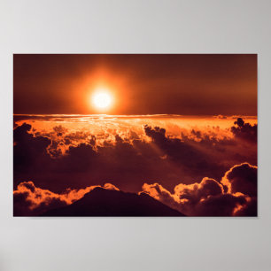 Plakat Haleakala Sonnenaufgang- 