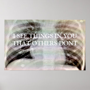 PLAKAT - ICH SEHE, DASS SACHEN IN IHNEN ANDERES