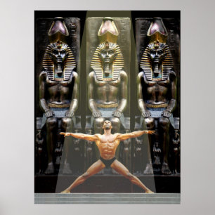 Plakat, im Tempel von Ramses III Poster