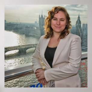 Plakat - Judit Polgar London Augen-Klassiker