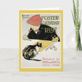 Plakat-Kalenderanmerkungskarte Karte