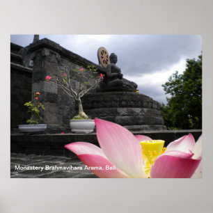 Plakat-Kloster Brahmavihara Arama, Bali Poster