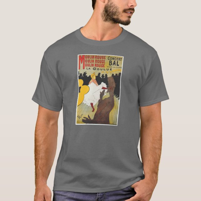 Plakat-Kunst Toulouse Lautrec T-Shirt (Vorderseite)