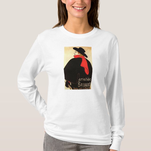 Plakat-Kunst Toulouse Lautrec T-Shirt (Vorderseite)