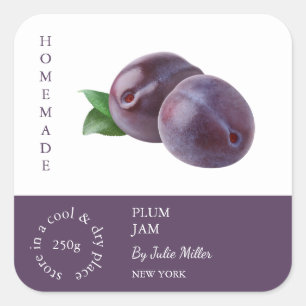Plakat-Label für kleine Unternehmen Quadratischer Aufkleber