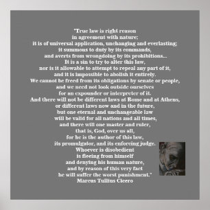 PLAKAT Marcus Tullius Cicero