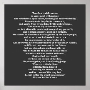 PLAKAT Marcus Tullius Cicero