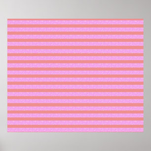 Plakat mit rosa geometrischen Streifen