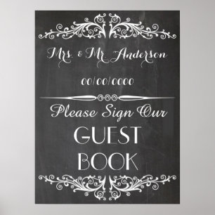 Plakat mit Tafel, Hochzeitstipendium
