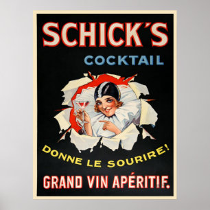 Plakat mit Vintagem Wein-Werbungs-Druck