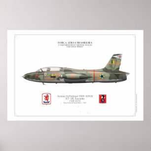 Plakat Profil AT-26 Xavante - FAB