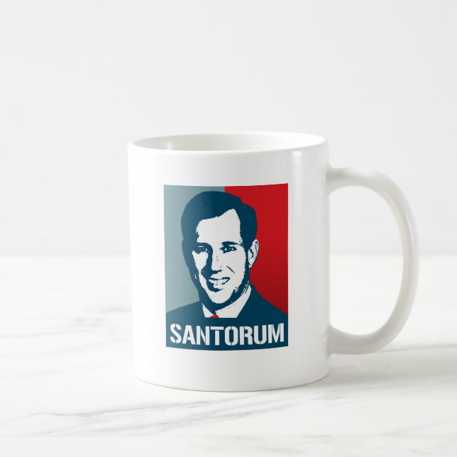 PLAKAT RICK SANTORUM KAFFEETASSE (Rechts)