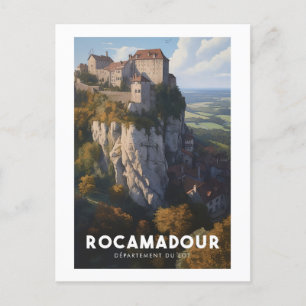 Plakat Rocamadour - Frankreich - Departement Lot - Postkarte