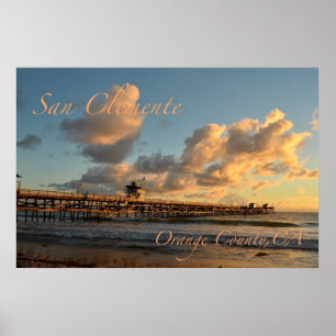 Plakat San Clementes Kalifornien