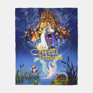 Plakat Schwan-Prinzessin-Film Fleecedecke