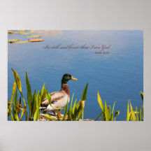 Plakat "Sei still und weiß ich bin Gott"