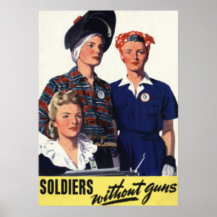 Plakat Soldaten ohne Waffen