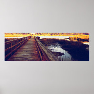 Plakat South- Carolinasonnenuntergang-36x12