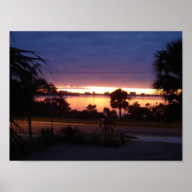 Plakat "Sunset at Old Clearwater Bay" (Vorne)