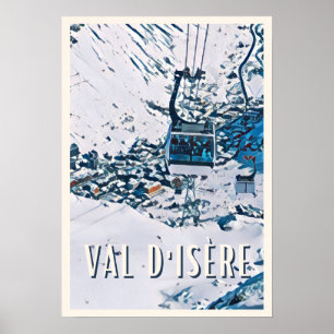 Plakat Val d’Isère Skistation