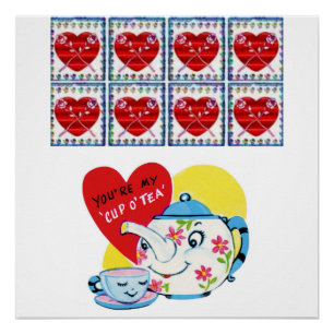 Plakat Valentinstag Poster