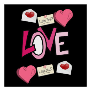 Plakat Valentinstag Poster